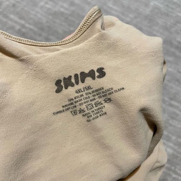 SKIMS Seamless Sculpt Brief Bodysuit Nude Clay, 4X 5X NWOT - Picture 4 of 5